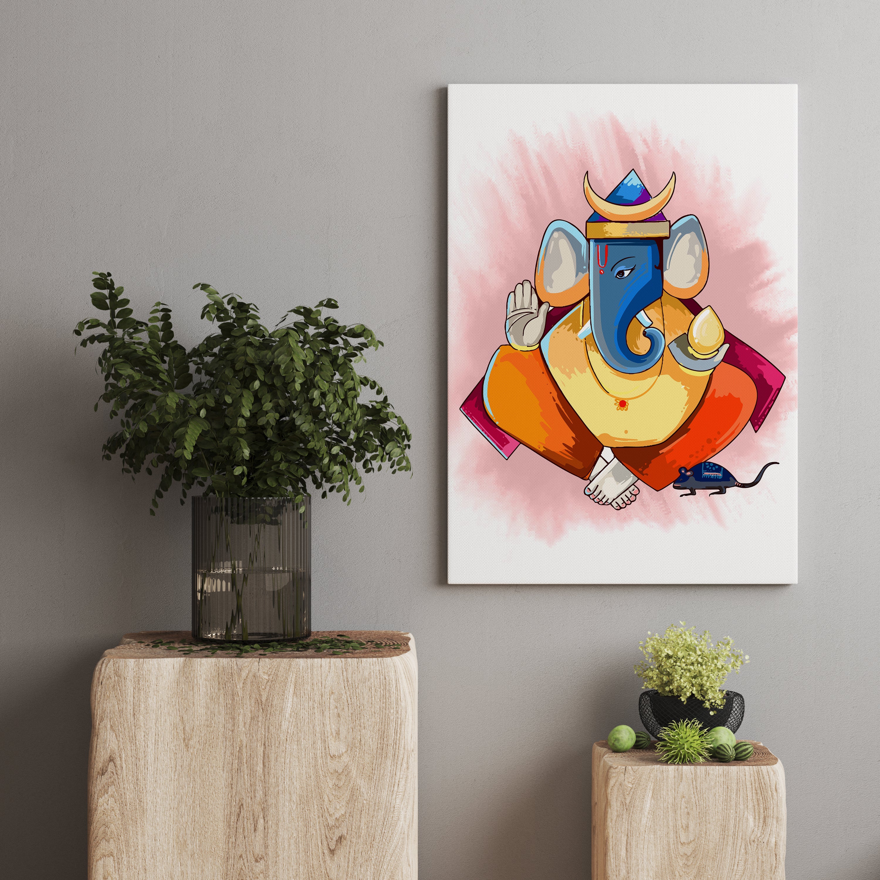 Ganpati Bappa Canvas Print
