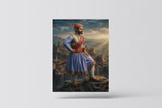 Chhatrapati Shivaji Maharaj: Sentinel of the Fort Heritage Portrait – Premium Canvas Wall Art