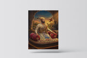 Chhatrapati Shivaji Maharaj: Royal Swarajya Throne Heritage Portrait – Premium Canvas Wall Art
