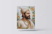 Chhatrapati Shivaji Maharaj: Noble Royal Profile Heritage Portrait – Premium Canvas Wall Art