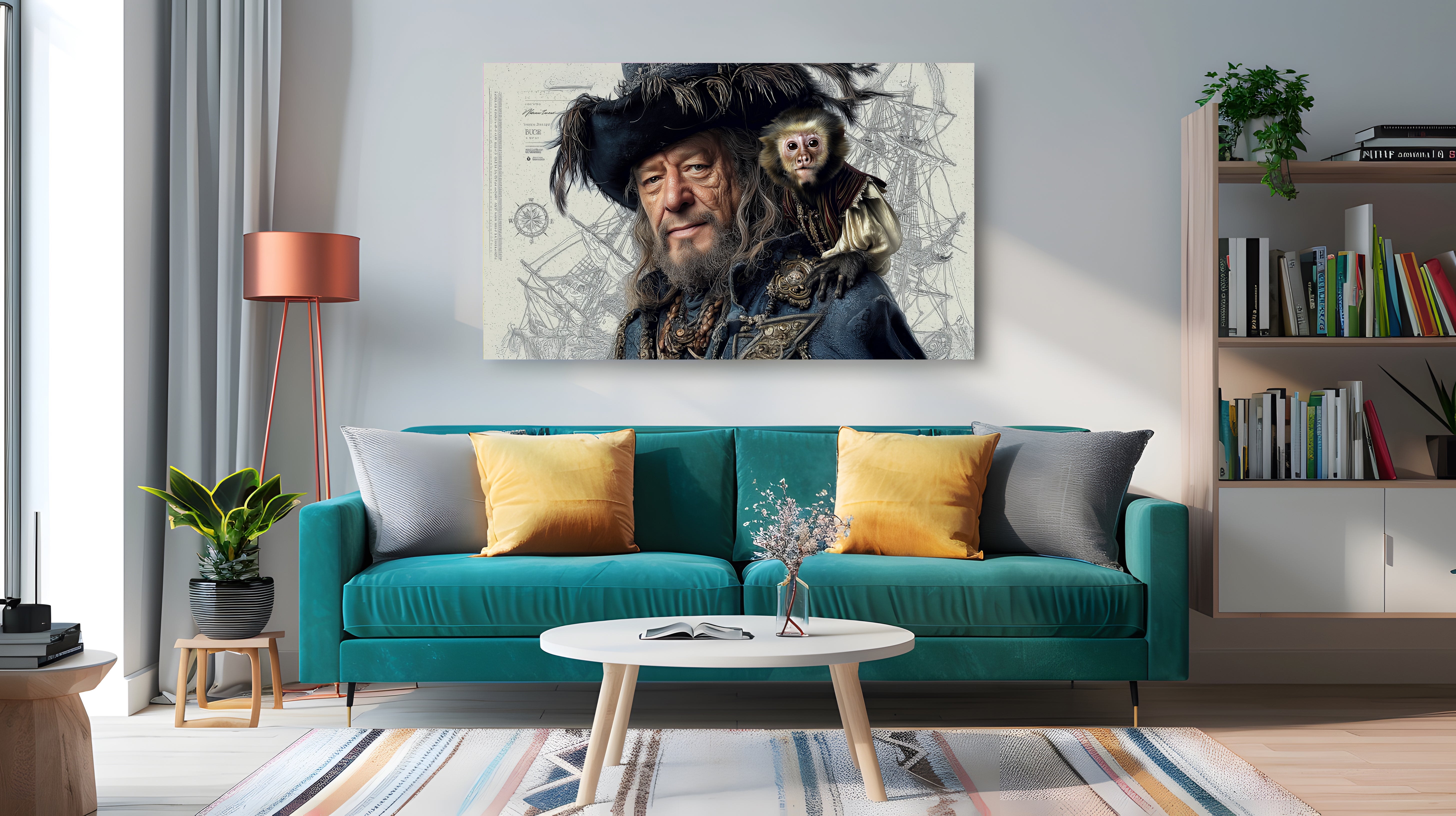 Hector Barbossa Painting