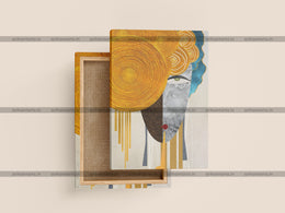 Divine Reflection – Artistic Face Wall Frame