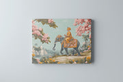 Elephant Ride in the Spring Garden
