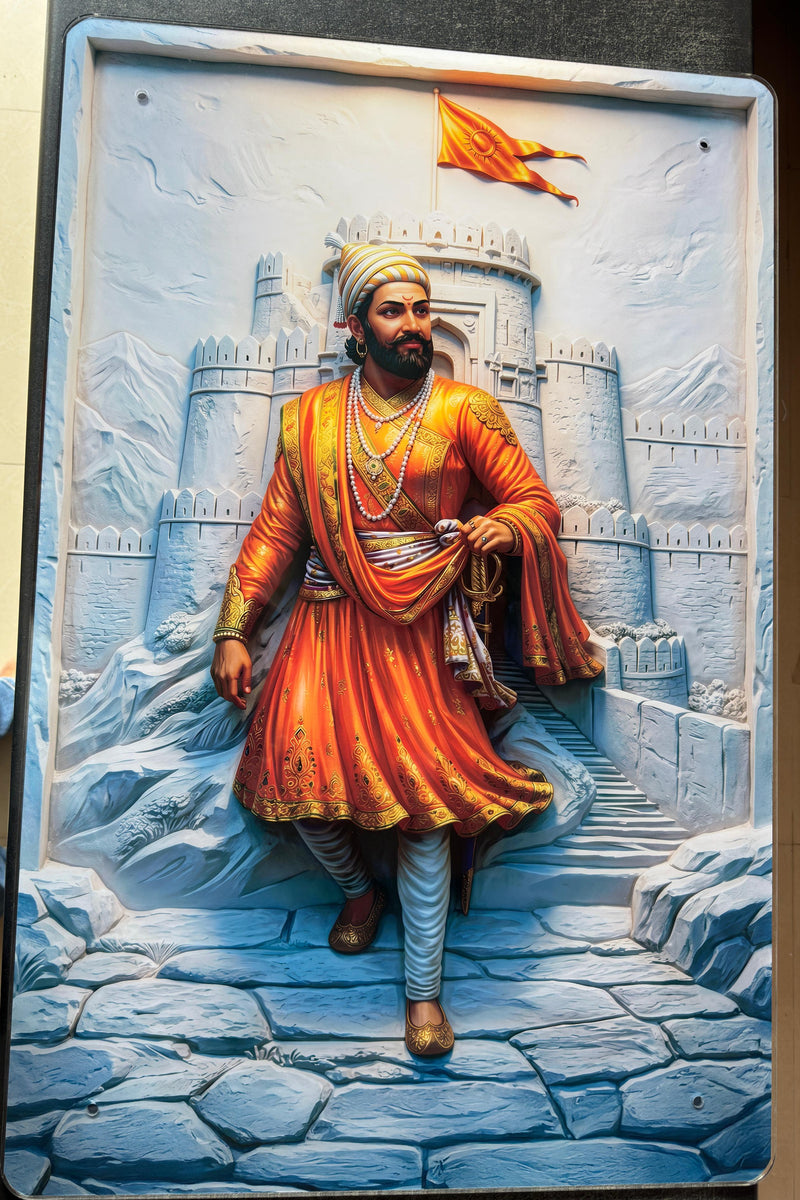 Chhatrapati Shivaji Maharaj 5mm Acrylic Photo Frame | UV Waterproof Print
