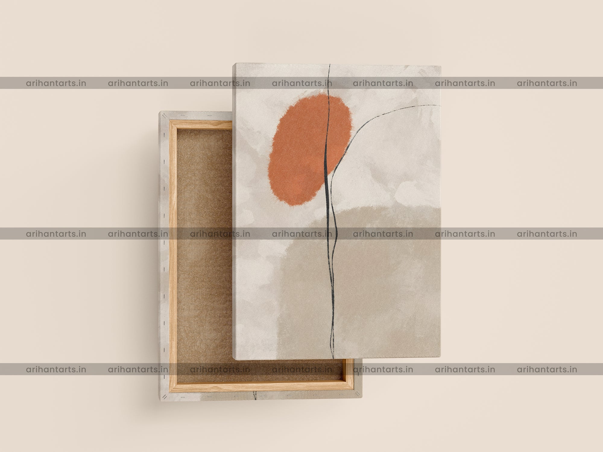 Minimal Bloom – Scandinavian Style Canvas