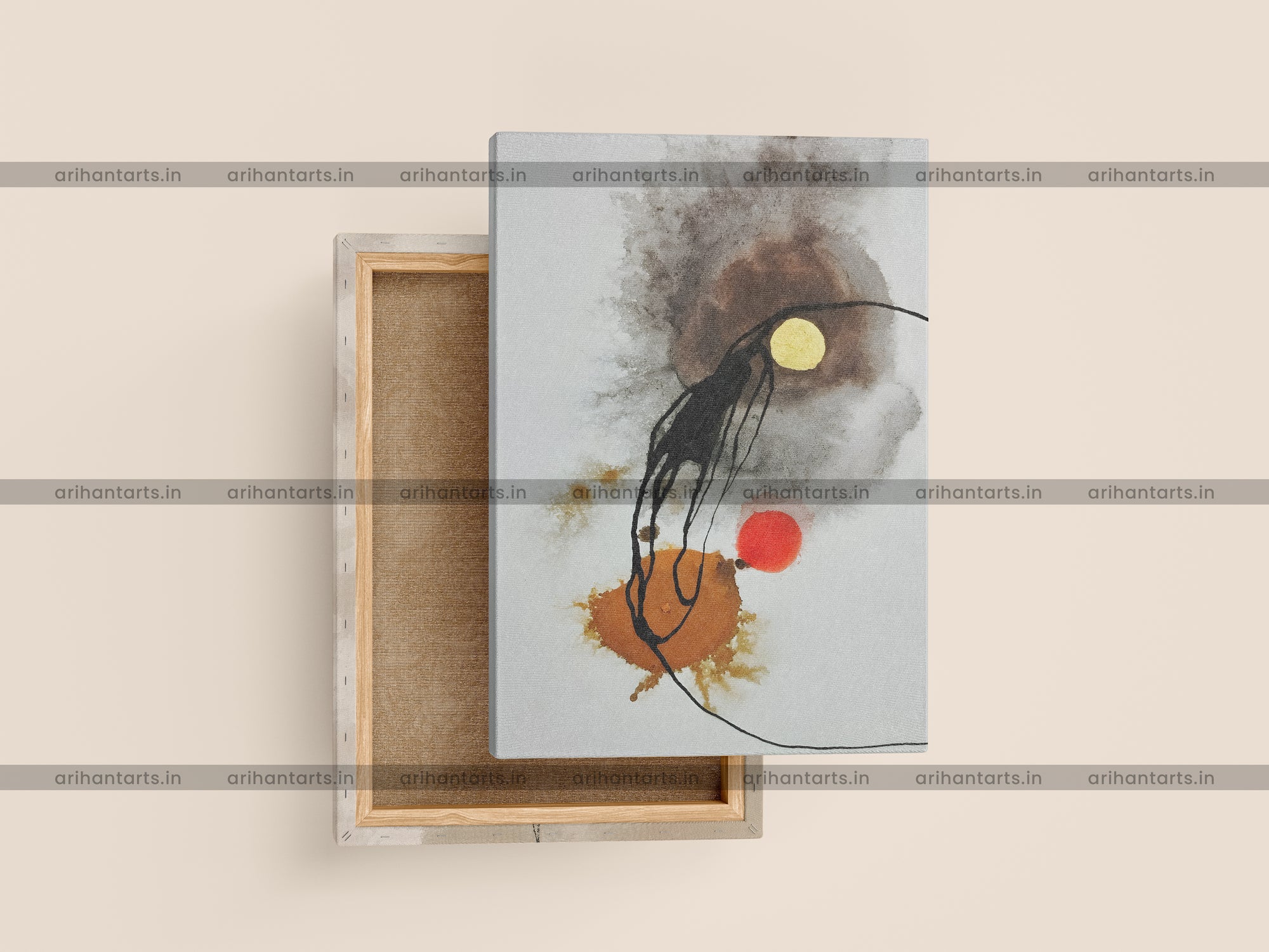 Modern Harmony – Greenery in Motion Wall Frame