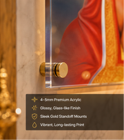 Shri Swami Samarth Maharaj: Divine Blessings & Spiritual Aura Heritage Portrait – Premium Acrylic Wall Art