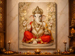 भगवान विठ्ठल: पंढरपूर दिव्य शृंगार दर्शन हेरिटेज वॉल आर्ट – प्रीमियम कॅनव्हास | ग्लॉसी ॲक्रेलिक फ्रेम कलेक्शन