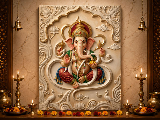 भगवान विठ्ठल: पंढरपूर दिव्य शृंगार दर्शन हेरिटेज वॉल आर्ट – प्रीमियम कॅनव्हास | ग्लॉसी ॲक्रेलिक फ्रेम कलेक्शन