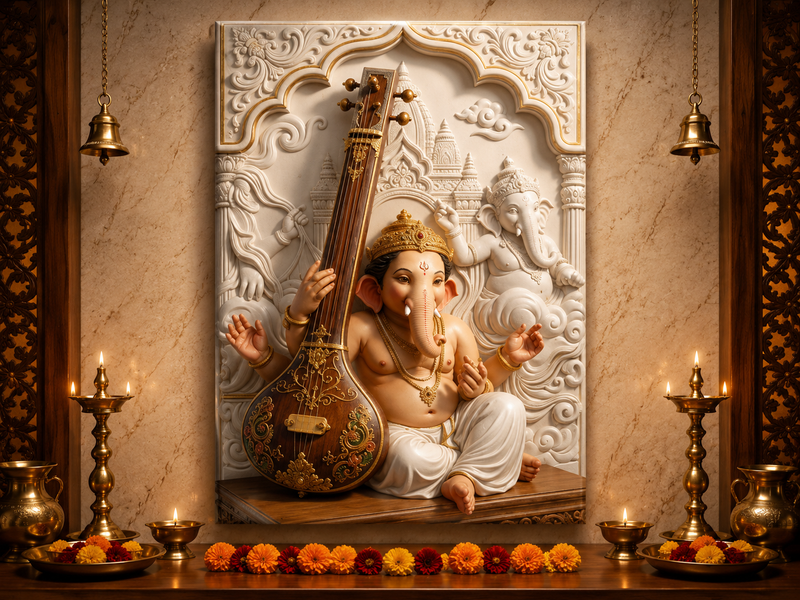 भगवान विठ्ठल: पंढरपूर दिव्य शृंगार दर्शन हेरिटेज वॉल आर्ट – प्रीमियम कॅनव्हास | ग्लॉसी ॲक्रेलिक फ्रेम कलेक्शन
