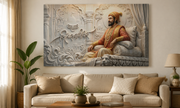 Chhatrapati Shivaji Maharaj Premium Gold Foil Canvas | Premium Canvas Best Seller