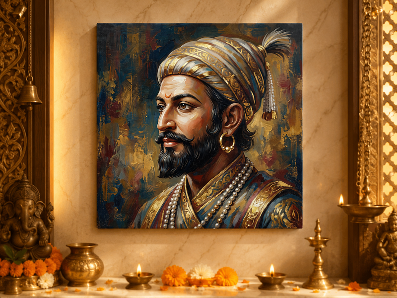 भगवान विठ्ठल: पंढरपूर दिव्य शृंगार दर्शन हेरिटेज वॉल आर्ट – प्रीमियम कॅनव्हास | ग्लॉसी ॲक्रेलिक फ्रेम कलेक्शन