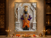 Pandharicha Raja Shri Vitthal: Pavitra Pandharpur Darshan Portrait – Premium Acrylic Wall Art
