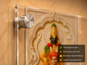 Vitthal Mauli Ashirwad: Sant Dnyaneshwar Maharaj 3D Relief Temple Portrait – Premium Acrylic Decor