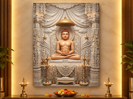 भगवान विठ्ठल: पंढरपूर दिव्य शृंगार दर्शन हेरिटेज वॉल आर्ट – प्रीमियम कॅनव्हास | ग्लॉसी ॲक्रेलिक फ्रेम कलेक्शन