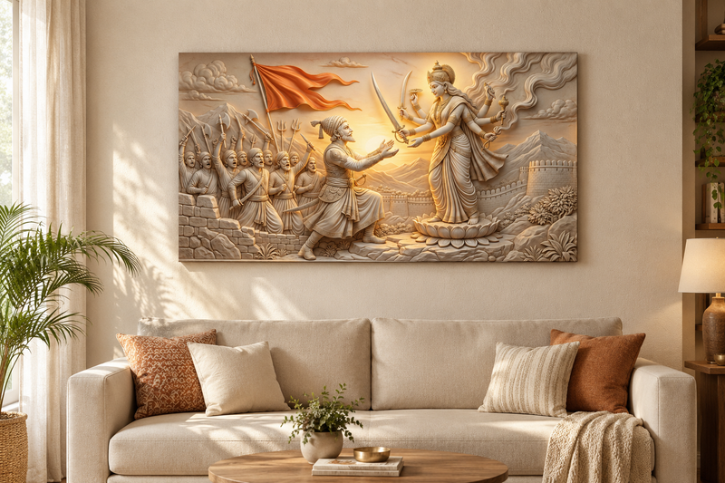 भगवान विठ्ठल: पंढरपूर दिव्य शृंगार दर्शन हेरिटेज वॉल आर्ट – प्रीमियम कॅनव्हास | ग्लॉसी ॲक्रेलिक फ्रेम कलेक्शन