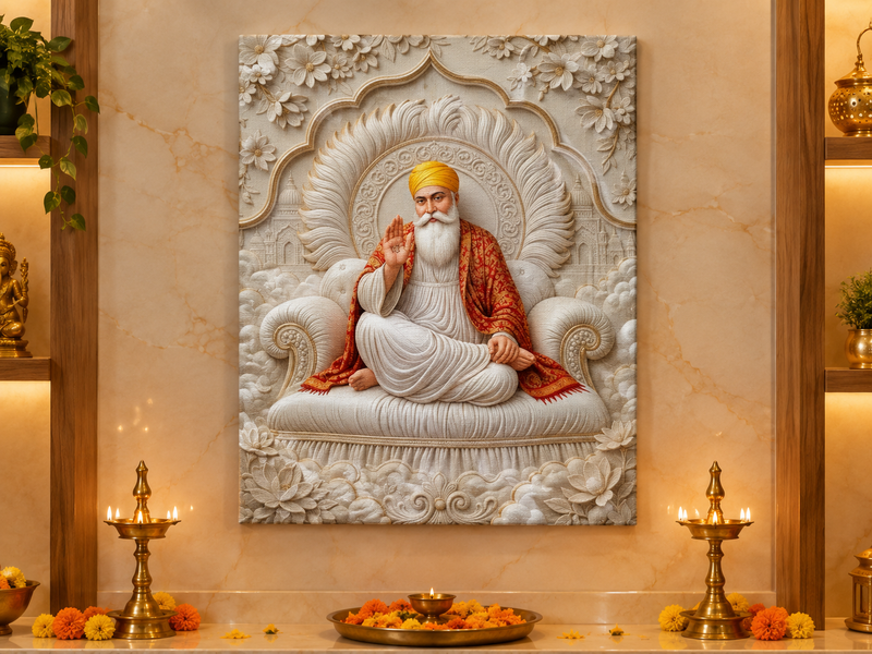 भगवान विठ्ठल: पंढरपूर दिव्य शृंगार दर्शन हेरिटेज वॉल आर्ट – प्रीमियम कॅनव्हास | ग्लॉसी ॲक्रेलिक फ्रेम कलेक्शन