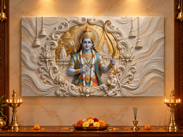 भगवान विठ्ठल: पंढरपूर दिव्य शृंगार दर्शन हेरिटेज वॉल आर्ट – प्रीमियम कॅनव्हास | ग्लॉसी ॲक्रेलिक फ्रेम कलेक्शन