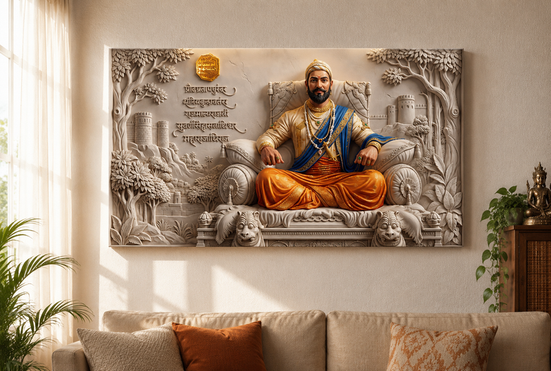 भगवान विठ्ठल: पंढरपूर दिव्य शृंगार दर्शन हेरिटेज वॉल आर्ट – प्रीमियम कॅनव्हास | ग्लॉसी ॲक्रेलिक फ्रेम कलेक्शन