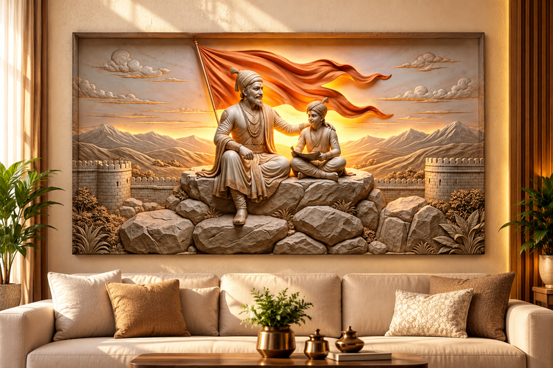 भगवान विठ्ठल: पंढरपूर दिव्य शृंगार दर्शन हेरिटेज वॉल आर्ट – प्रीमियम कॅनव्हास | ग्लॉसी ॲक्रेलिक फ्रेम कलेक्शन