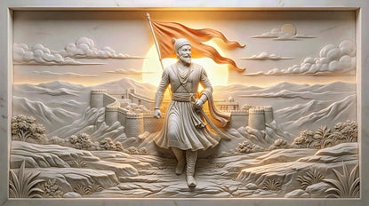 Chhatrapati Shivaji Maharaj Premium Canvas Frames
